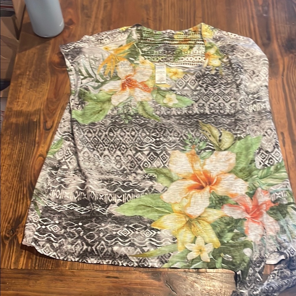 Floral Print Women's Top